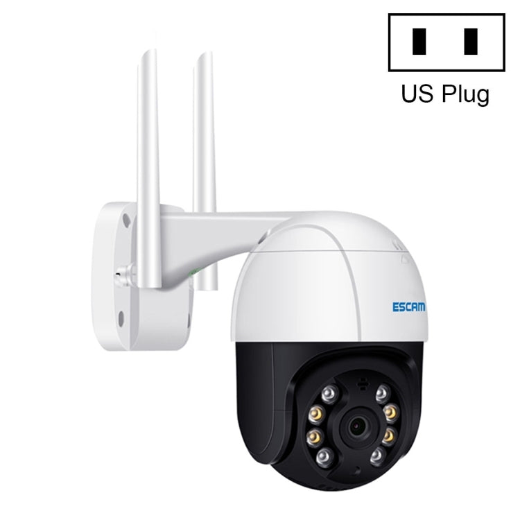 ESCAM QF518 5MP Smart WiFi IP Camera, Support AI Humanoid Detection / Auto Tracking / Dual Light Night Vision / Cloud Storage / Two Way Audio / TF Card, Plug:US Plug(White) - free shipping - PMC TechLife - Order now!