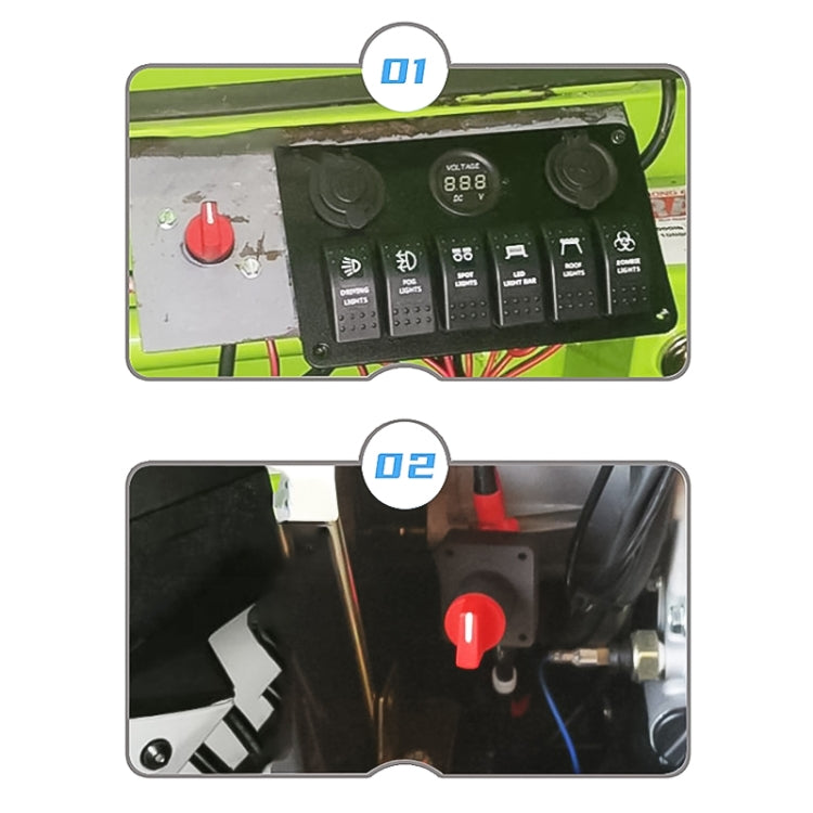 300A Car Battery Selector Isolator Disconnect Rotary Switch Cut - free shipping - PMC TechLife - Order now!