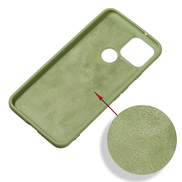 For Google Pixel 5 Pure Color Liquid Silicone Shockproof Full Coverage Case(Green) - free shipping - PMC TechLife - Order now!