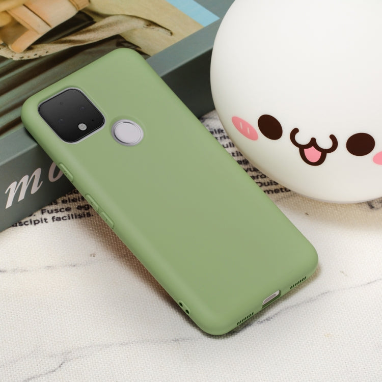 For Google Pixel 5 Pure Color Liquid Silicone Shockproof Full Coverage Case(Green) - free shipping - PMC TechLife - Order now!
