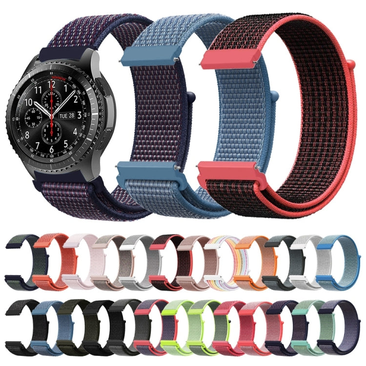 For Samsung Galaxy Watch 42mm Nylon Braided Watch Band(Seashell) - Watch Bands by PMC TechLife | Online Shopping South Africa | PMC TechLife | Buy Now Pay Later Mobicred
