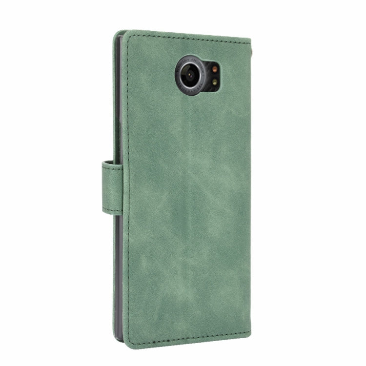 For BlackBerry Priv Solid Color Skin Feel Magnetic Buckle Horizontal Flip Calf Texture PU Leather Case with Holder & Card Slots & Wallet(Green) - More Brand by PMC TechLife | Online Shopping South Africa | PMC TechLife | Buy Now Pay Later Mobicred