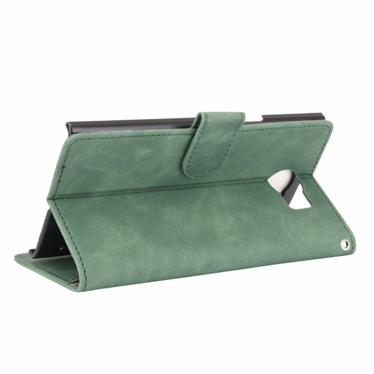 For BlackBerry Priv Solid Color Skin Feel Magnetic Buckle Horizontal Flip Calf Texture PU Leather Case with Holder & Card Slots & Wallet(Green) - More Brand by PMC TechLife | Online Shopping South Africa | PMC TechLife | Buy Now Pay Later Mobicred