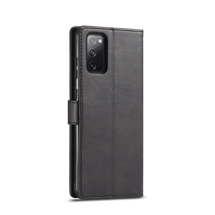 For Samsung Galaxy S20 FE 5G / S20 Lite LC.IMEEKE Calf Texture Horizontal Flip Leather Case, with Holder & Card Slots & Wallet & Photo Frame(Black) - free shipping - PMC TechLife - Order now!