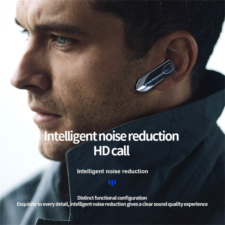 ME-3 Bluetooth 5.0 Business Style Touch Switch Bluetooth Earphone(Silver) - Bluetooth Earphone by PMC TechLife | Online Shopping South Africa | PMC TechLife