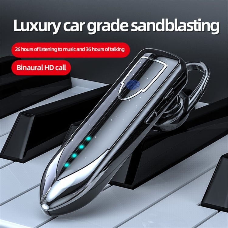 ME-3 Bluetooth 5.0 Business Style Touch Switch Bluetooth Earphone(Silver) - Bluetooth Earphone by PMC TechLife | Online Shopping South Africa | PMC TechLife