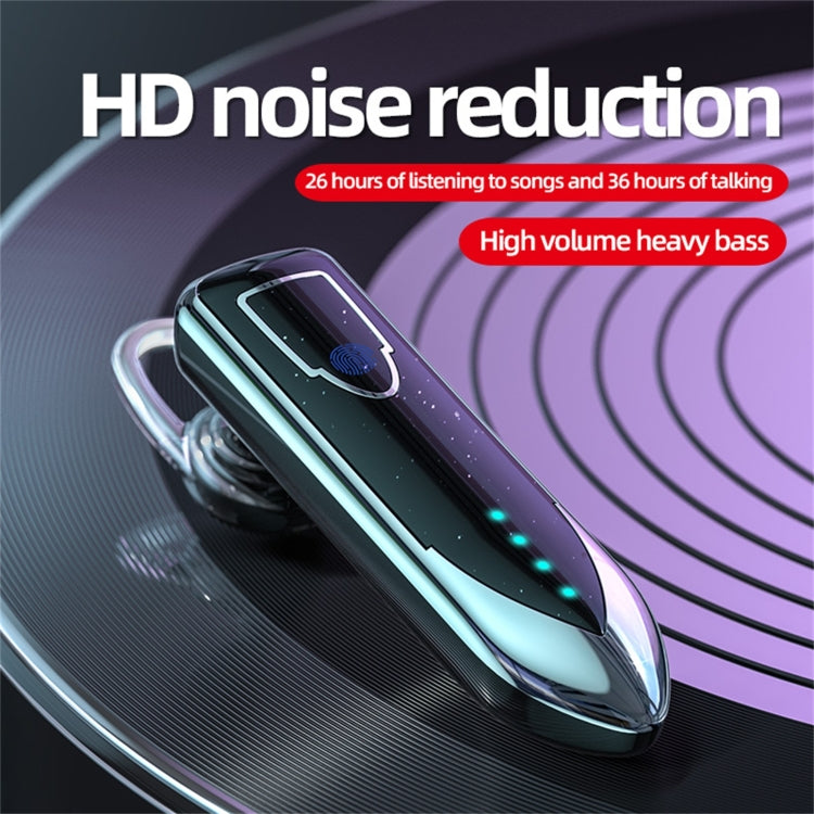 ME-3 Bluetooth 5.0 Business Style Touch Switch Bluetooth Earphone(Purple) - Bluetooth Earphone by PMC TechLife | Online Shopping South Africa | PMC TechLife