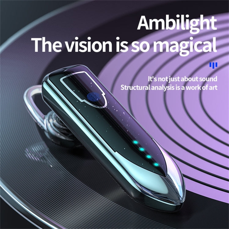 ME-3 Bluetooth 5.0 Business Style Touch Switch Bluetooth Earphone(Purple) - Bluetooth Earphone by PMC TechLife | Online Shopping South Africa | PMC TechLife