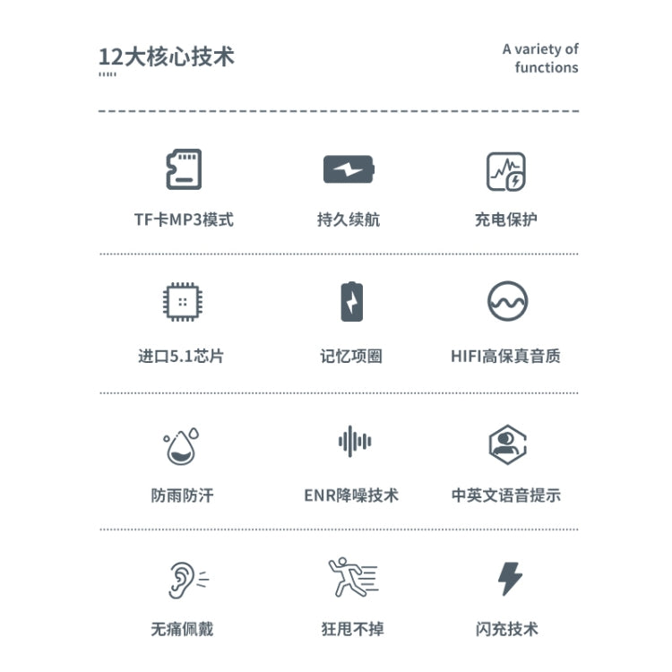 M60 8D Surround Sound Wireless Neck-mounted 5.1 Bluetooth Earphone Support TF Card MP3 Mode(Red) - Neck-mounted Earphone by PMC TechLife | Online Shopping South Africa | PMC TechLife