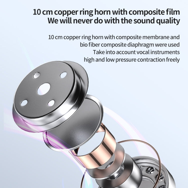 M60 8D Surround Sound Wireless Neck-mounted 5.1 Bluetooth Earphone Support TF Card MP3 Mode(White) - Neck-mounted Earphone by PMC TechLife | Online Shopping South Africa | PMC TechLife