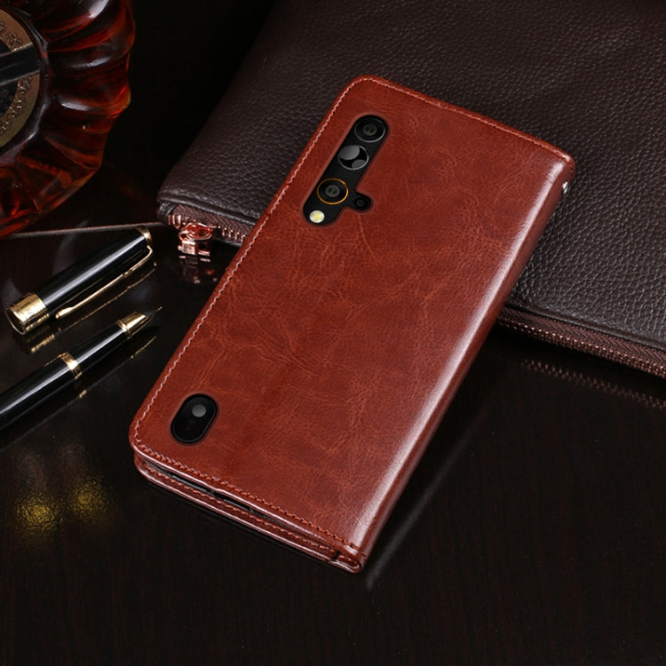 For Blackview BV9900 Pro idewei Crazy Horse Texture Horizontal Flip Leather Case with Holder & Card Slots & Wallet(Black) - More Brand by idewei | Online Shopping South Africa | PMC TechLife | Buy Now Pay Later Mobicred