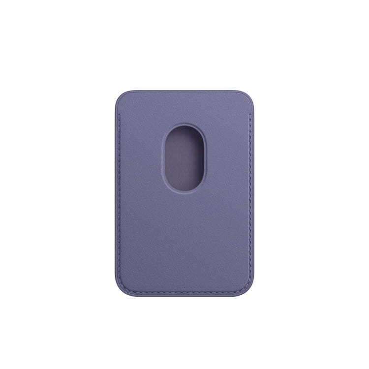 Leather Wallet Pouch Card Holder Magsafing Case for iPhone 13 Series / 12 Series (Purple) - iPhone 12 Pro Max Cases by PMC TechLife | Online Shopping South Africa | PMC TechLife
