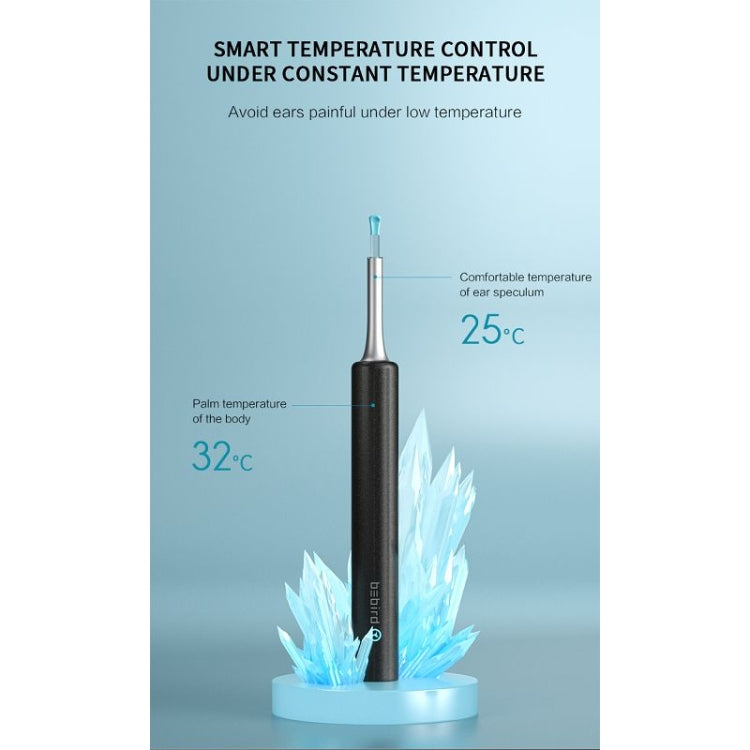 Bebird C3 Pro 2.4G 3.5mm Wireless Wifi High-definition Visual Ear Spoon 3 Million Pixels Out Ear Visual Ear Spoon(Black) - free shipping - PMC TechLife - Order now!