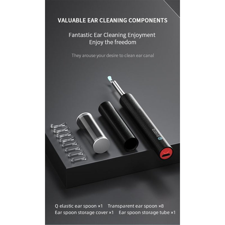 Bebird C3 Pro 2.4G 3.5mm Wireless Wifi High-definition Visual Ear Spoon 3 Million Pixels Out Ear Visual Ear Spoon(Black) - free shipping - PMC TechLife - Order now!