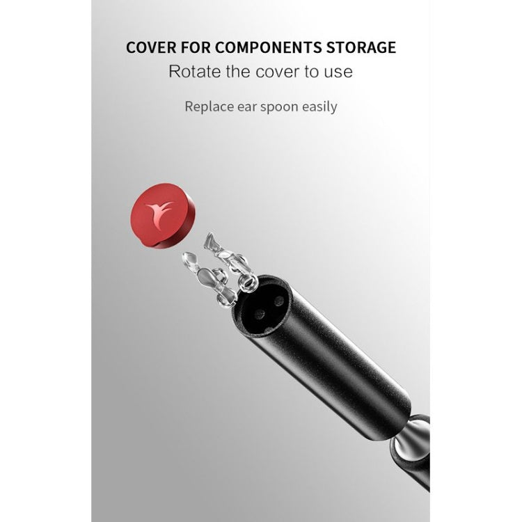 Bebird C3 Pro 2.4G 3.5mm Wireless Wifi High-definition Visual Ear Spoon 3 Million Pixels Out Ear Visual Ear Spoon(Black) - free shipping - PMC TechLife - Order now!