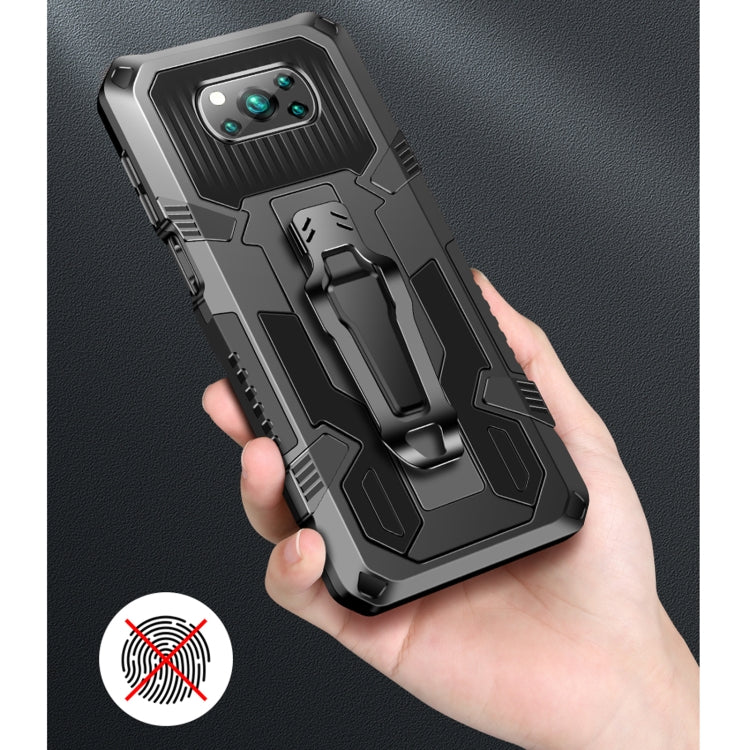 For Huawei Y9a Armor Warrior Shockproof PC + TPU Protective Case(Blue) - free shipping - PMC TechLife - Order now!