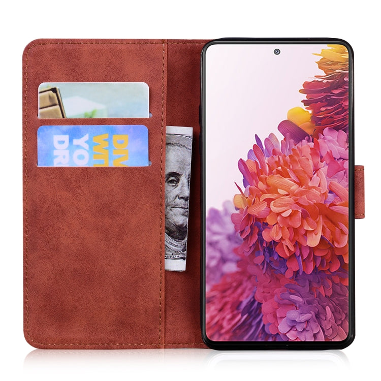 For Samsung Galaxy S20 FE / S20 FE 5G / S20 Lite Tiger Embossing Pattern Horizontal Flip Leather Case with Holder & Card Slots & Wallet(Brown) - Galaxy S20 FE Cases by NILLKIN | Online Shopping South Africa | PMC TechLife | Buy Now Pay Later Mobicred