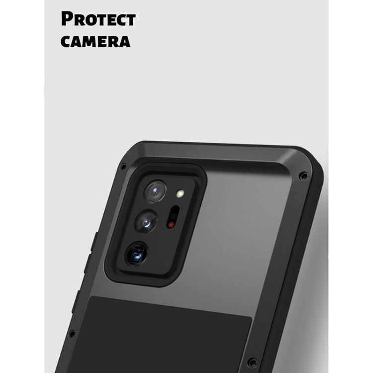 For Samsung Galaxy Note 20 Ultra LOVE MEI Metal Shockproof Waterproof Dustproof Protective Case without Glass(Red) - free shipping - PMC TechLife - Order now!