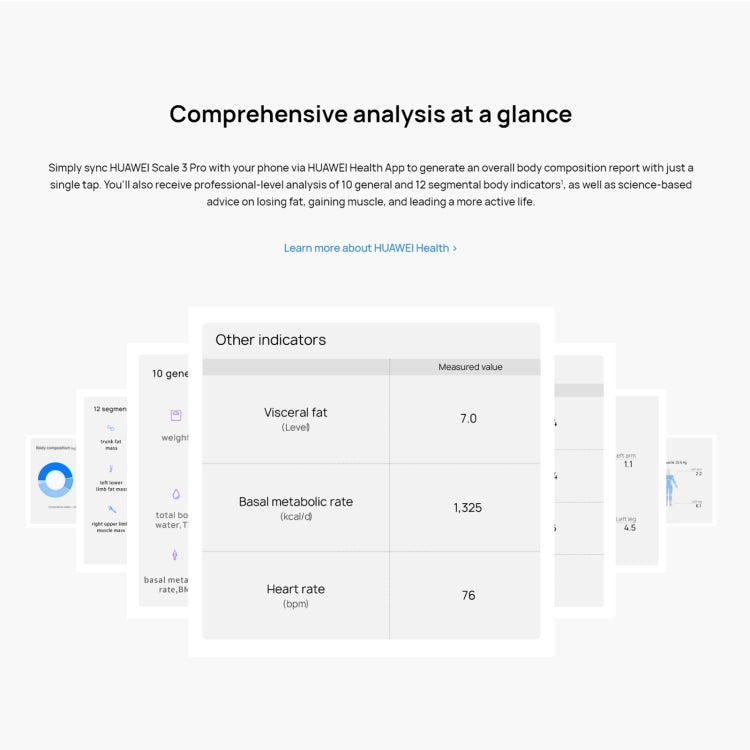 Original Huawei Intelligent Body Fat Scale 3 Pro, Support Wifi & Bluetooth Connection - free shipping - PMC TechLife - Order now!