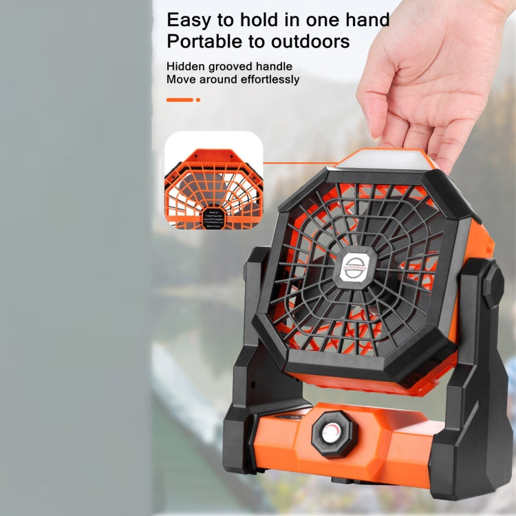 X3 Outdoor Portable Fan USB Charging Air Cooling Fan with LED Night Lamp (Green) - Electric Fans by PMC TechLife | Online Shopping South Africa | PMC TechLife | Buy Now Pay Later Mobicred