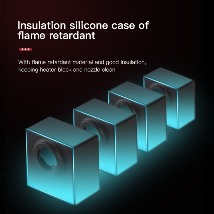 Creality 24V 40W Extruder Nozzle Hot End Kit with Temperature Thermistor & Heating Tube for Ender-3 3D Printer - free shipping - PMC TechLife - Order now!