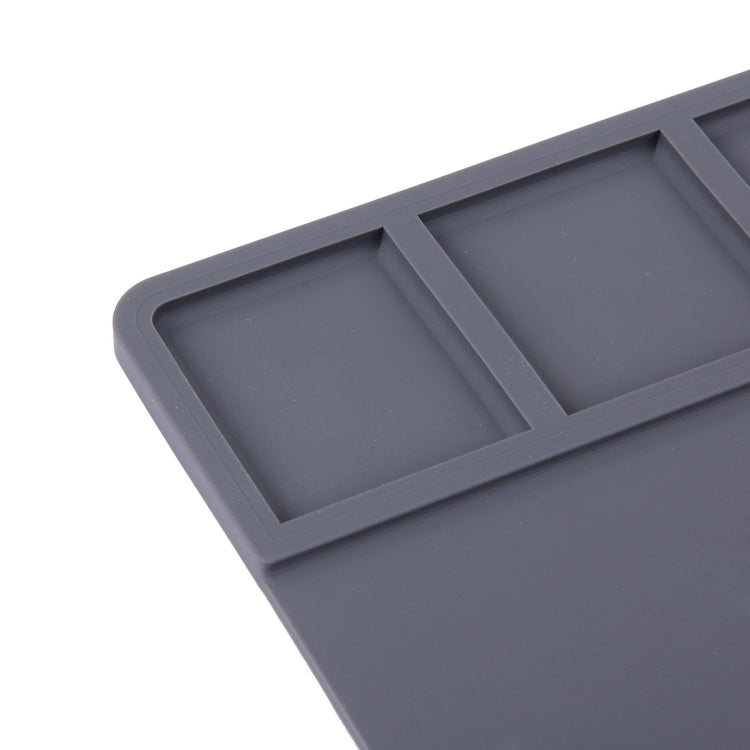 Maintenance Platform High Temperature Heat-resistant Repair Insulation Pad Silicone Mats, Size: 49.5cm x 34.7cm(Grey) - Working Mat by PMC TechLife | Online Shopping South Africa | PMC TechLife