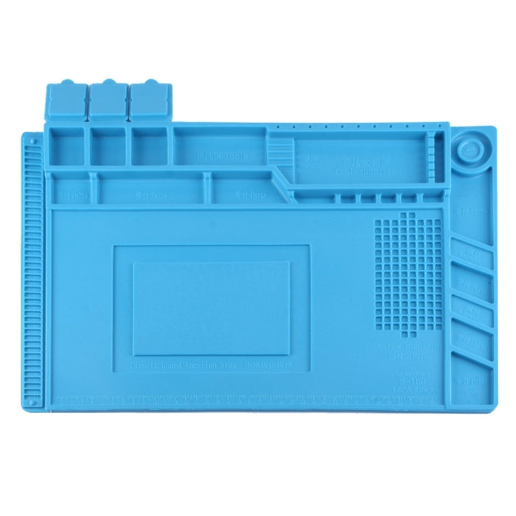 Maintenance Platform Anti-static Anti-slip High Temperature Heat-resistant Repair Insulation Pad Silicone Mats, Size: 45cm x 30cm (Blue) - free shipping - PMC TechLife - Order now!