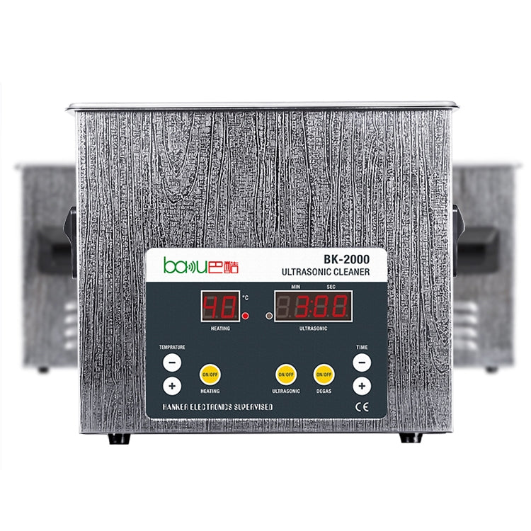 BAKU BK-2000 120W 3.36L LCD Display Heating Ultrasonic Cleaner with Basket, AC 220V, EU Plug - free shipping - PMC TechLife - Order now!