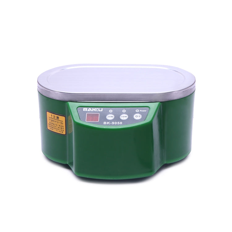BAKU BK-9050 30W / 50W Adjustable 0.6L LCD Display Ultrasonic Cleaner, AC 220V(Green) - free shipping - PMC TechLife - Order now!