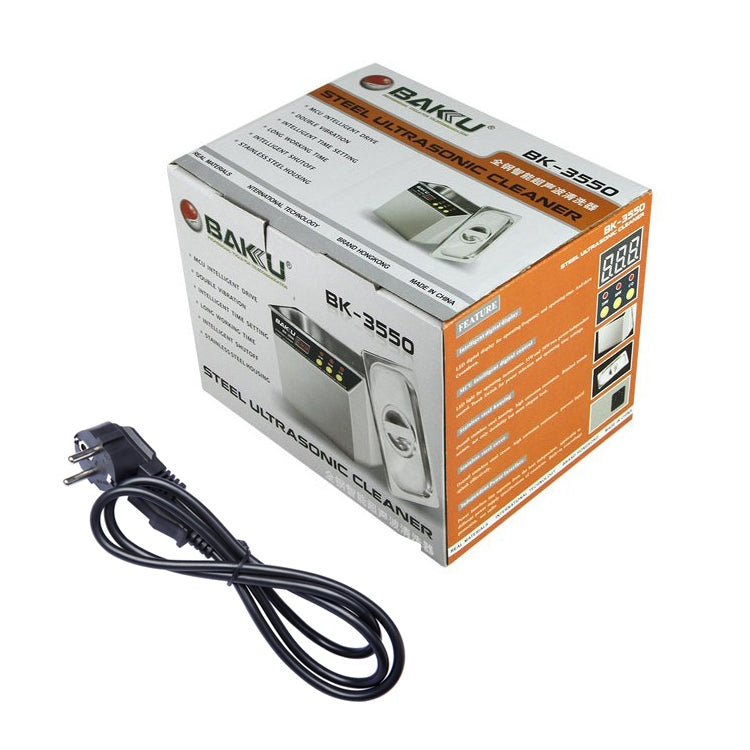 BAKU BK-3550 35W / 50W Adjustable 0.8L LCD Display Ultrasonic Cleaner, AC 220V, EU Plug - free shipping - PMC TechLife - Order now!