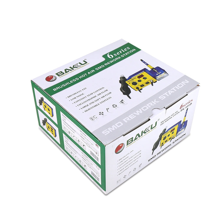 BAKU BK-601D AC 220V LED Display 2 in 1 Hot Air Gun Soldering Iron Soldering Station - free shipping - PMC TechLife - Order now!