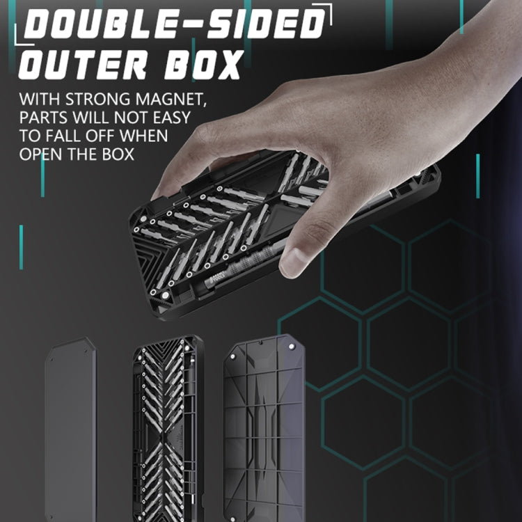 JAKEMY JM-8175 50 in 1 Double-sided Outer Box Multifunctional and Precision Screwdriver Tool Set - free shipping - PMC TechLife - Order now!