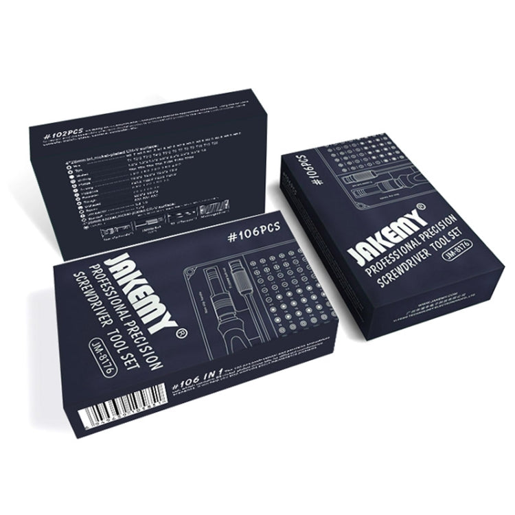 JAKEMY JM-8176 106 in 1 Watch Mobile Phone Disassembly and Repair Tool Kit - free shipping - PMC TechLife - Order now!