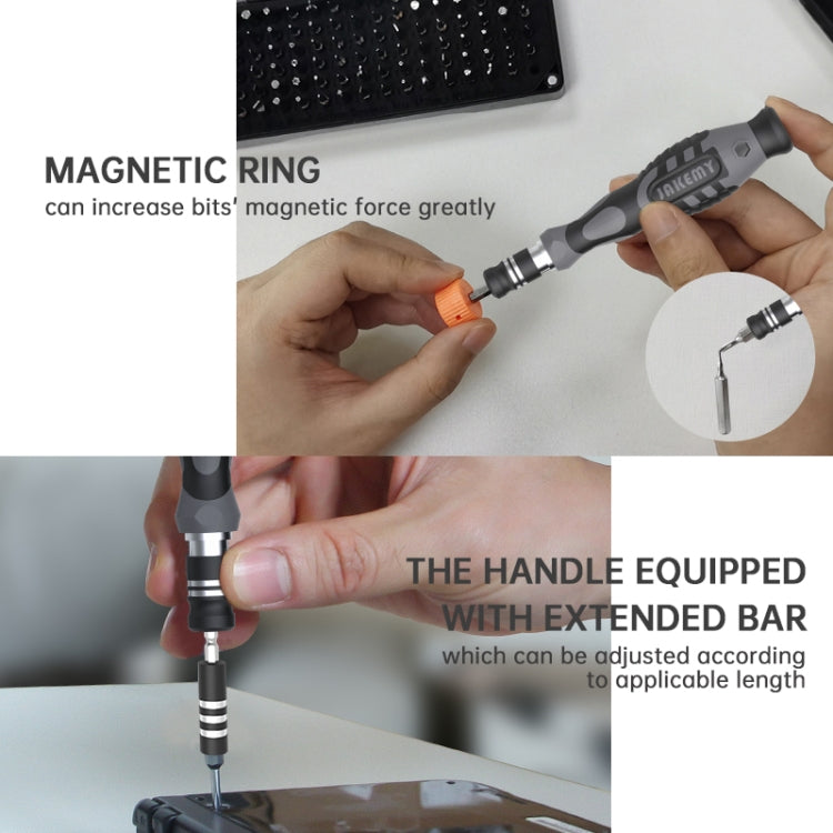 JAKEMY JM-8176 106 in 1 Watch Mobile Phone Disassembly and Repair Tool Kit - free shipping - PMC TechLife - Order now!