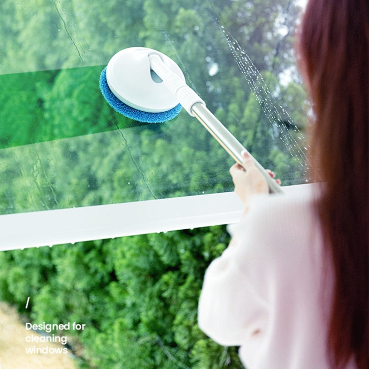 Wireless Electric Intelligent Telescopic Glass Wipe Window Cleaner (Blue) - free shipping - PMC TechLife - Order now!