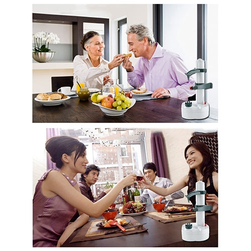 Multifunction Stainless Steel Electric Vegetables Fruit Apple Peeler Peeling Automatic Peeling Machine - Cutter & Peeler by PMC TechLife | Online Shopping South Africa | PMC TechLife | Buy Now Pay Later Mobicred