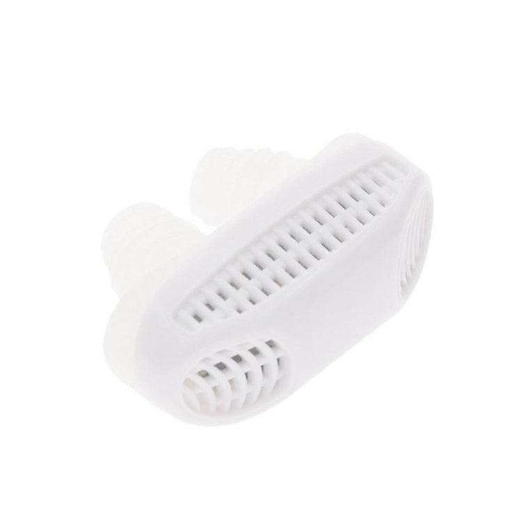 2 in 1 ABS Silicone Anti Snoring Air Purifier (White) - Anti Snoring Tools by PMC TechLife | Online Shopping South Africa | PMC TechLife