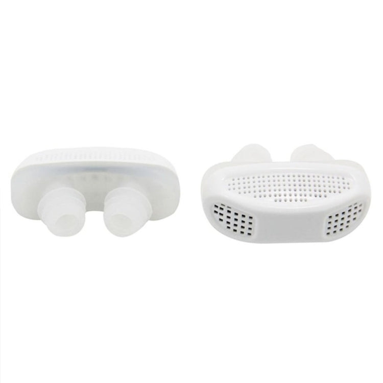 2 in 1 ABS Silicone Anti Snoring Air Purifier (White) - Anti Snoring Tools by PMC TechLife | Online Shopping South Africa | PMC TechLife