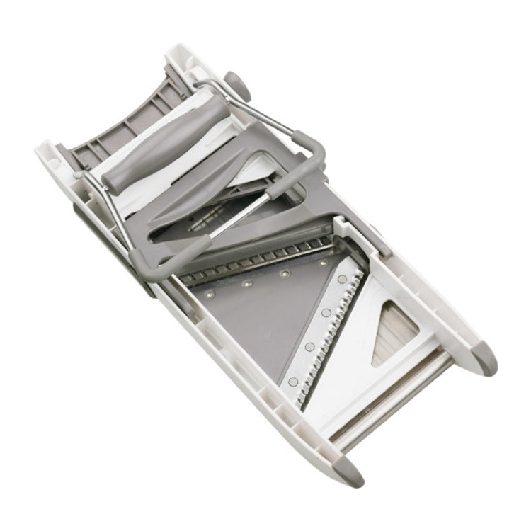 CZ-01 Multifunctional Household Stainless Steel Manual Vegetable Cutting Machine Carrot Potato Grater (Silver) - free shipping - PMC TechLife - Order now!