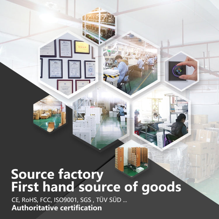 BHP-8000-WIFI-SS 3H2C Smart Home Heat Pump Round Room Brushed Mirror Housing Thermostat with WiFi, AC 24V - Thermostat & Thermometer by PMC TechLife | Online Shopping South Africa | PMC TechLife