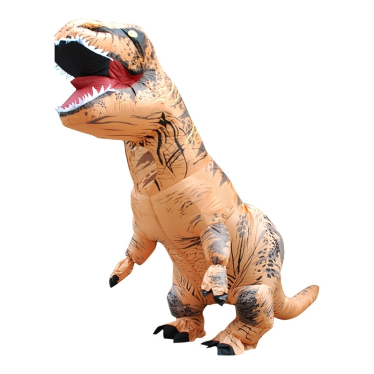 Inflatable Dinosaur Adult Costume Halloween Inflated Dragon Costumes Party Carnival Costume for Women Men(Brown) - Halloween Clothing by PMC TechLife | Online Shopping South Africa | PMC TechLife | Buy Now Pay Later Mobicred