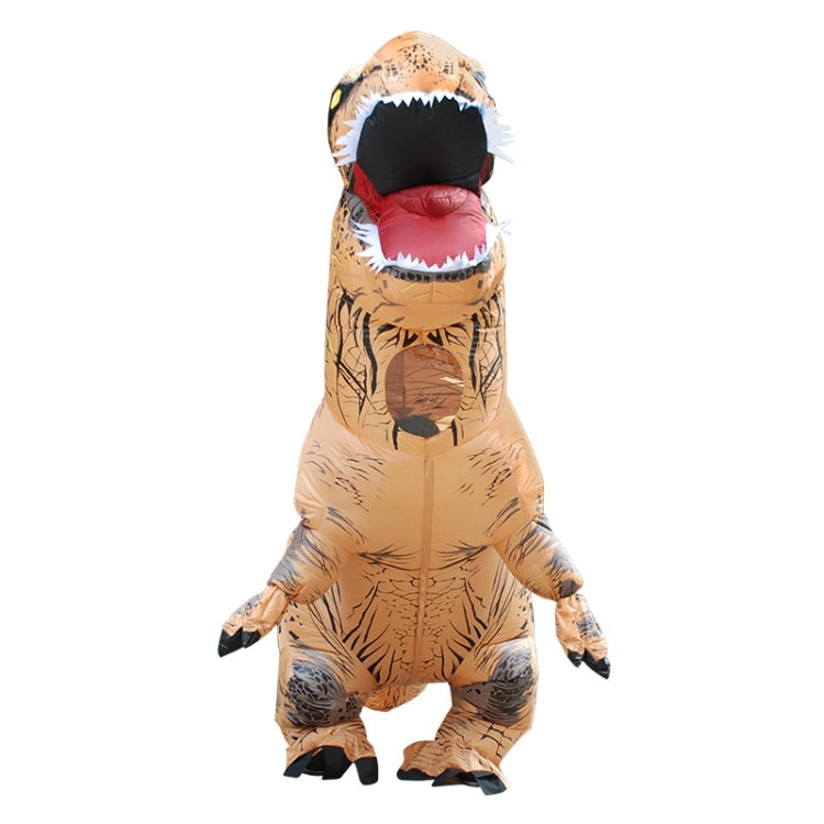Inflatable Dinosaur Adult Costume Halloween Inflated Dragon Costumes Party Carnival Costume for Women Men(Brown) - Halloween Clothing by PMC TechLife | Online Shopping South Africa | PMC TechLife | Buy Now Pay Later Mobicred