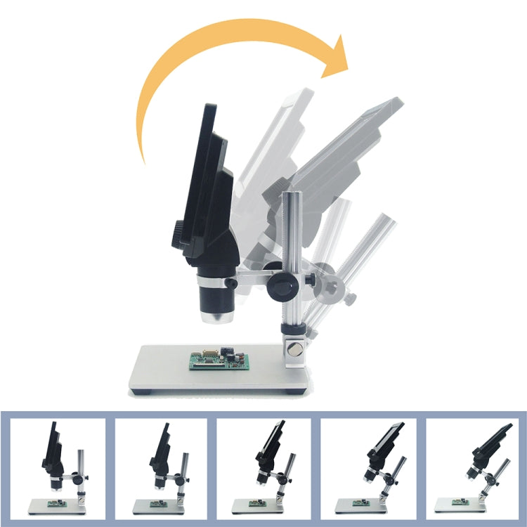 G1200 7 inch LCD Screen 1200X Portable Electronic Digital Desktop Stand Microscope, EU Plug - free shipping - PMC TechLife - Order now!