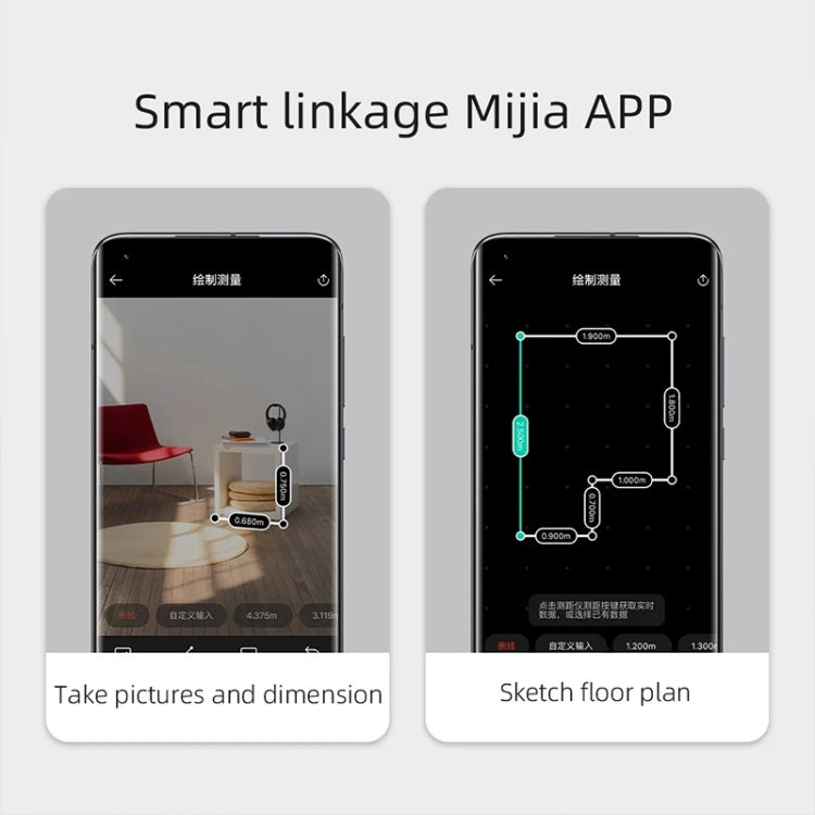 Original Xiaomi Mijia LCD Display Smart Laser Rangefinder Range Finder - free shipping - PMC TechLife - Order now!