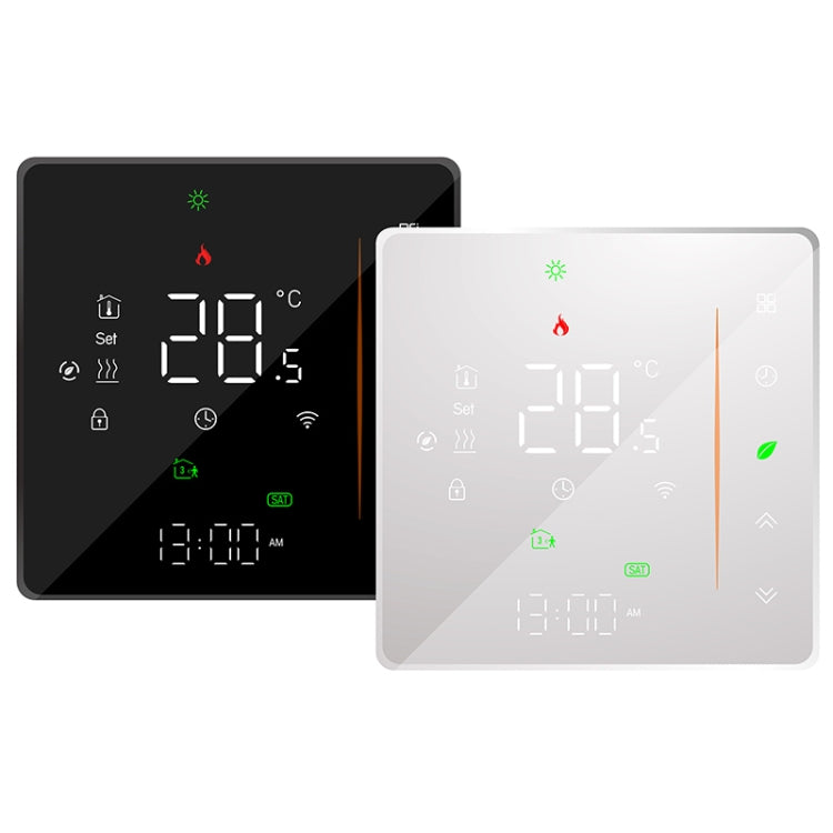 BHT-006GALW 95-240V AC 5A Smart Home Heating Thermostat for EU Box, Control Water Heating with Only Internal Sensor & WiFi Connection(Black) - Thermostat & Thermometer by PMC TechLife | Online Shopping South Africa | PMC TechLife