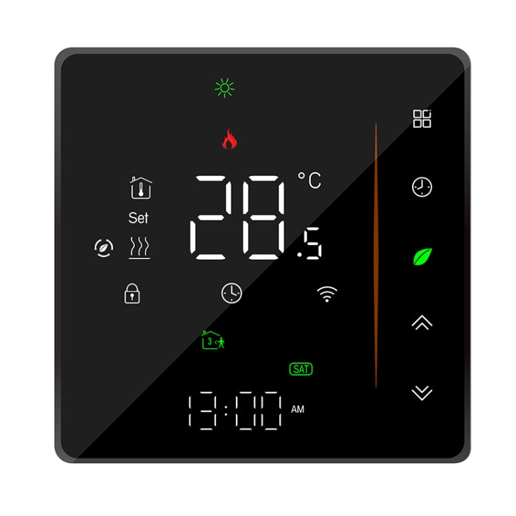 BHT-006GBLW 95-240V AC 16A Smart Home Heating Thermostat for EU Box, Control Electric Heating with Only Internal Sensor & External Sensor & WiFi Connection (Black) - free shipping - PMC TechLife - Order now!