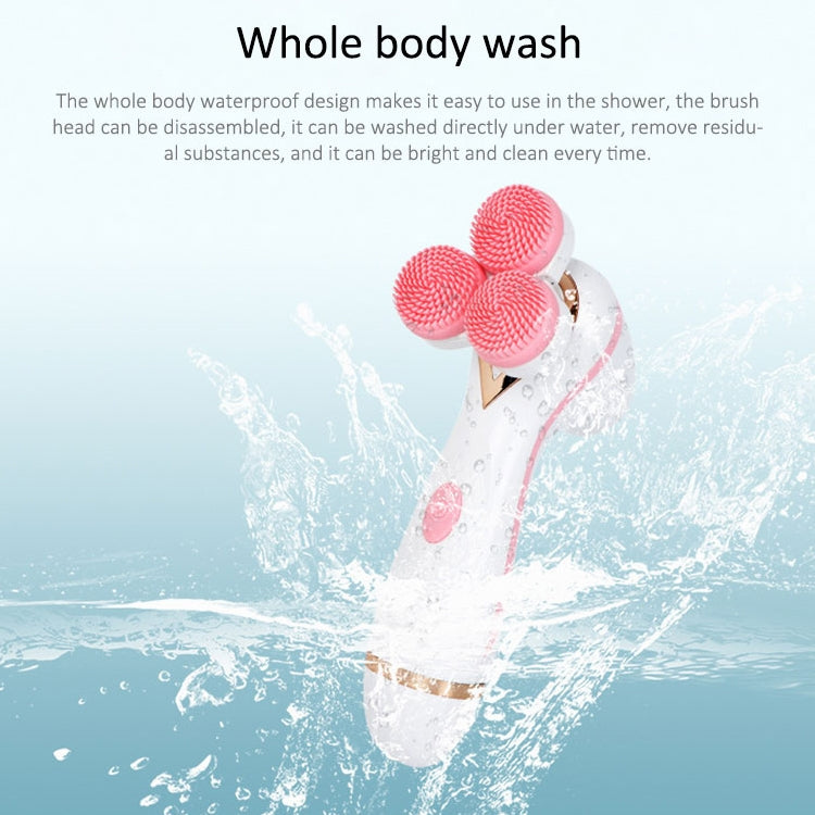 CNaier AE-878 USB Charging Silicone Face Skin Care Electric Facial Cleanser (Pink) - free shipping - PMC TechLife - Order now!