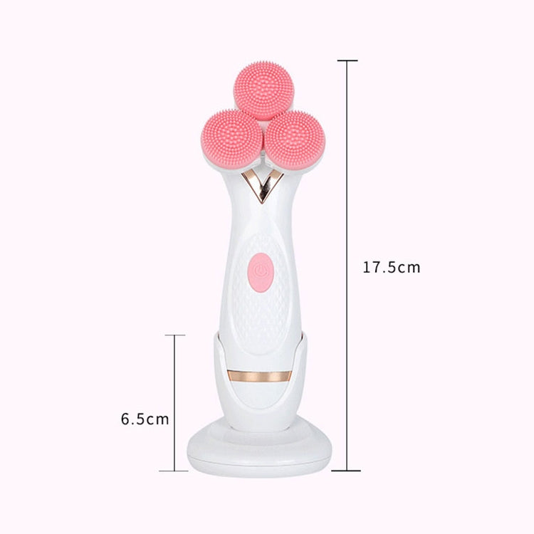 CNaier AE-878 USB Charging Silicone Face Skin Care Electric Facial Cleanser (Pink) - free shipping - PMC TechLife - Order now!