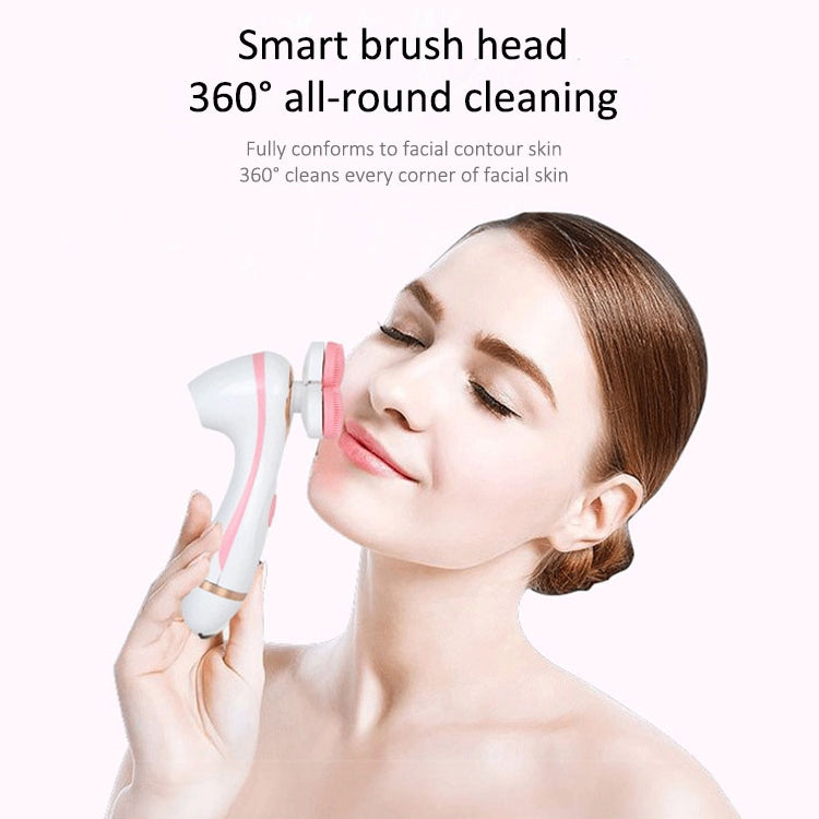 CNaier AE-878 USB Charging Silicone Face Skin Care Electric Facial Cleanser (Pink) - free shipping - PMC TechLife - Order now!
