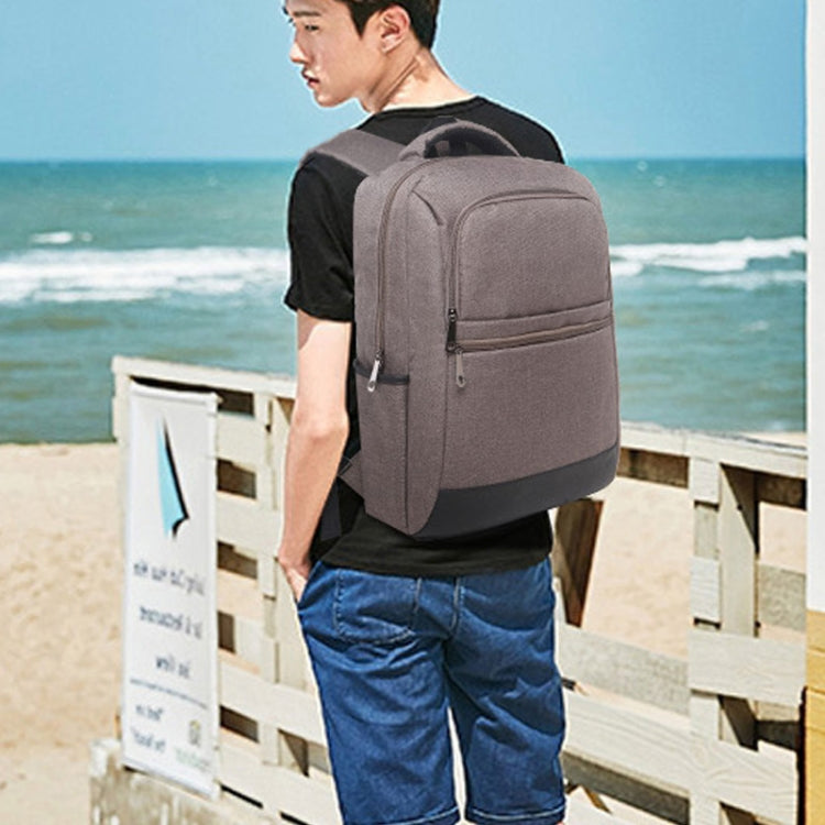 Universal Multi-Function Oxford Cloth Laptop Computer Shoulders Bag Business Backpack Students Bag, Size: 42x30x11cm, For 15.6 inch and Below Macbook, Samsung, Lenovo, Sony, DELL Alienware, CHUWI, ASUS, HP(Black) - Backpack by PMC TechLife | Online Shopping South Africa | PMC TechLife